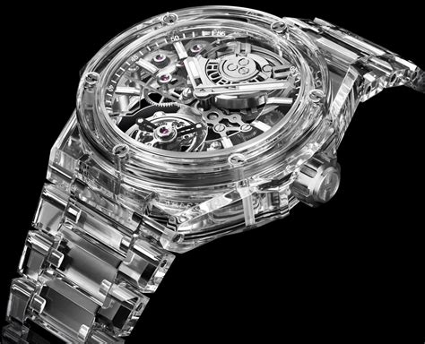 hublot sapphire crystal watch|hublot tourbillon sapphire.